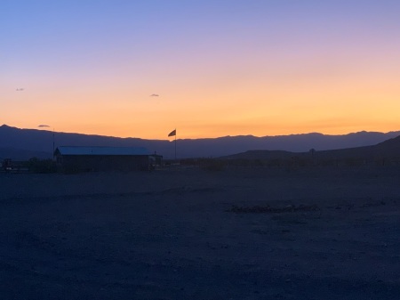 Sunrise in Stovepipe Wells. Death Valley, CA