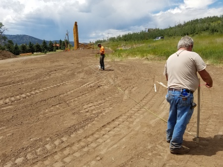 Northeast Treeline Being Laid Out