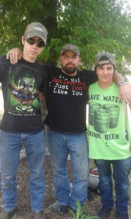 Me and my son and stepson