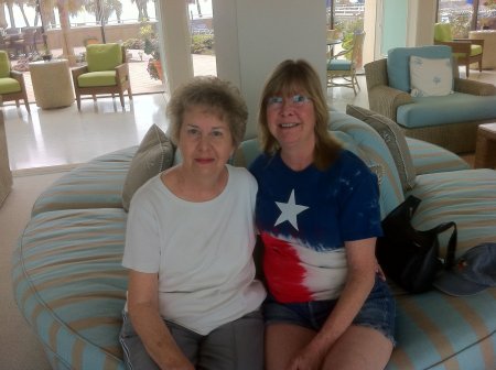 Mom & me in Galveston 2010