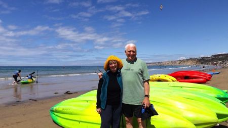 Kayaking in LaJolla Cove