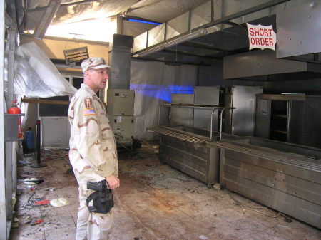 Dining facility, FOB Marez, Mosul Iraq