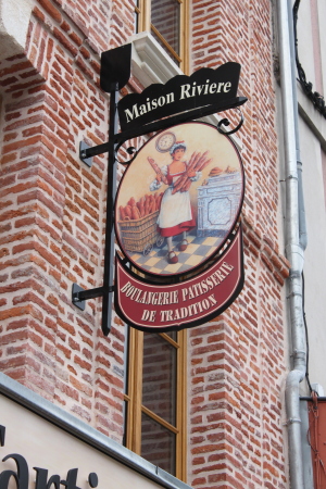 Bakery in a small town in France