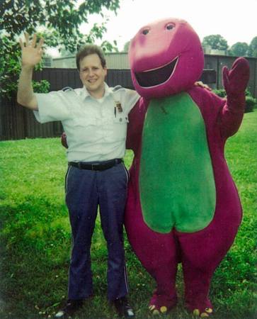 Me as a 1996 Pinkerton security officer.