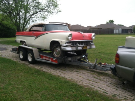 56 Fairlane sunliner 