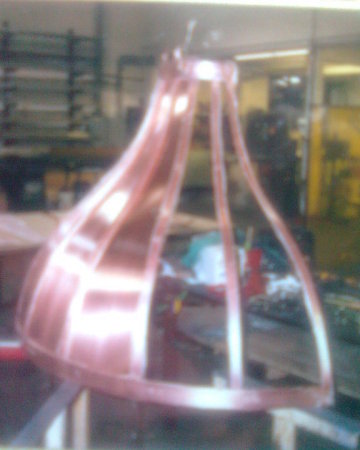 Copper stove hood I own the design !