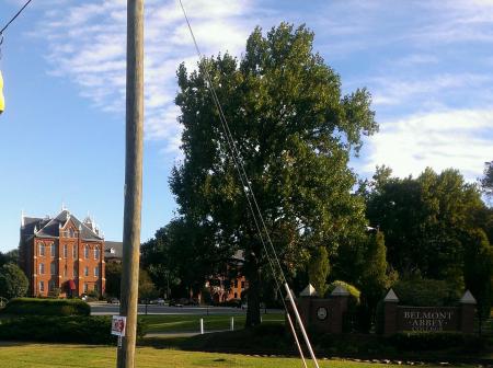 Belmont Abbey College entrance 2014