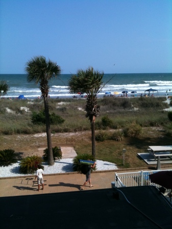 view from our room