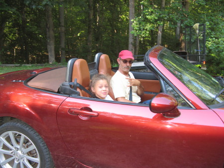 Me & granddaughter going for a ride