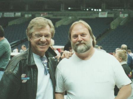 Left - Land Speed Record Holder Craig Breedlove, with Pat on the Right