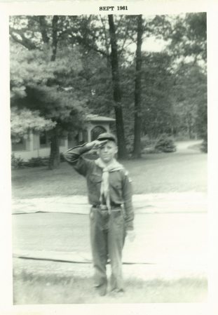 Me as a Cub Scout in September 1961.