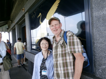 me and guide at shogun fortress