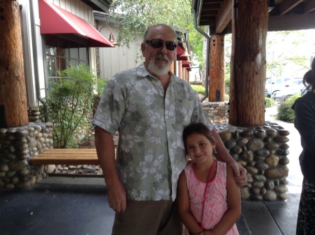 My brother Jim and his grand daughter Jacy.