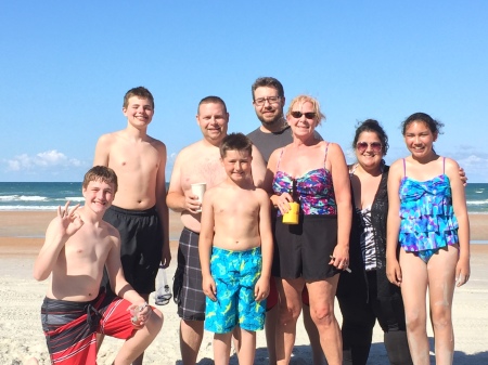 FAMILY AT THE BEACH DAYTONA 2015