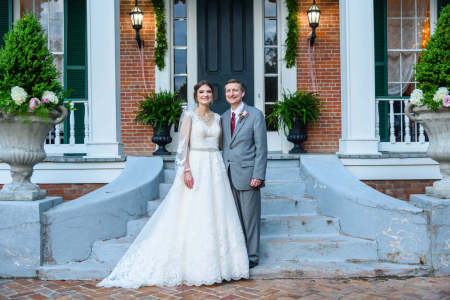 With my daughter at her wedding.