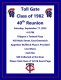 Toll Gate High School Class of 1982 Reunion reunion event on Sep 17, 2022 image