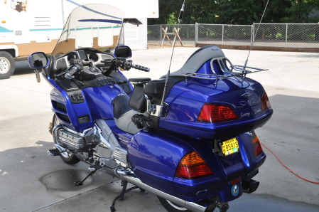 Our Goldwing Sep 2013... with a few upgrades..