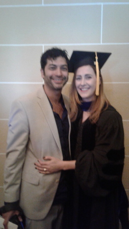 Shelly and Luke at her PsyD graduation