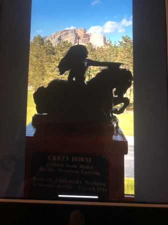 Model of CrazyHorse Monument