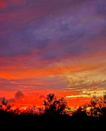 Sunset after the storm. Vieques