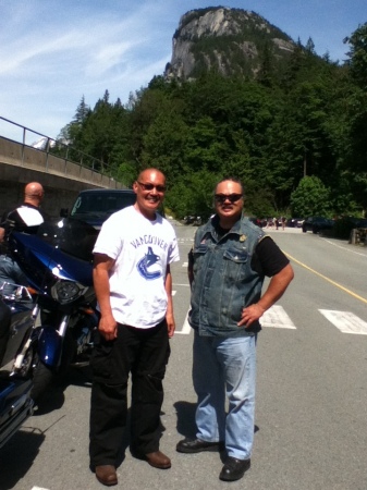 Ride to Whistler 6-6-15 Mike Chin & I
