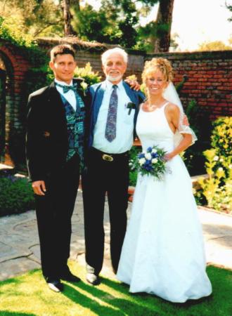 Dad with first Grandchild (Jon) 2000