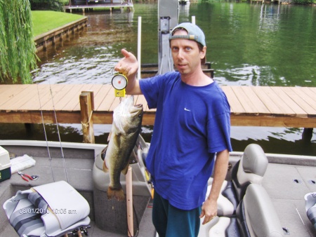 Son in law Trent Pitts 5  lbs.lake gaston VA