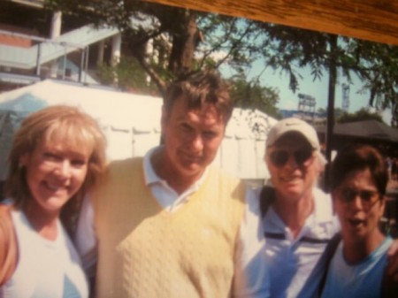 Jimmy Connors, me and my mixed partner