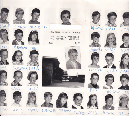 Graham Warger's album, 1968 Calabash St 5th Grade Class