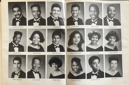 Angel Sanchez's album, 1988 yearbook