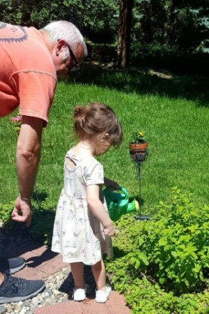 Grandpa's helper