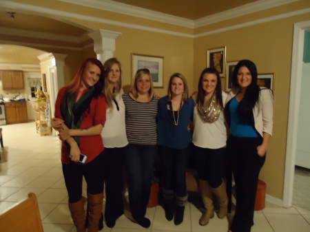 My girls at Thanksgiving 2012