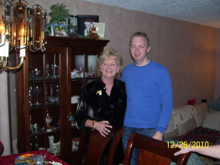 Teresa & son Justin photo taken on 12/25/10.