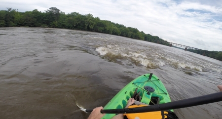 Kayaking the Pee Dee River Rapids