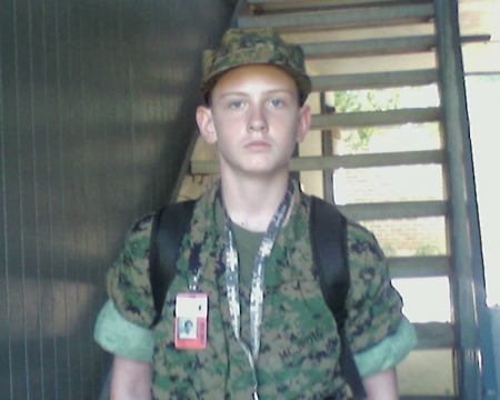 Stephen (my oldest) JROTC uniform