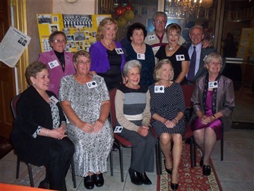 11 students from the same kindergarten class, 50 yrs. later.