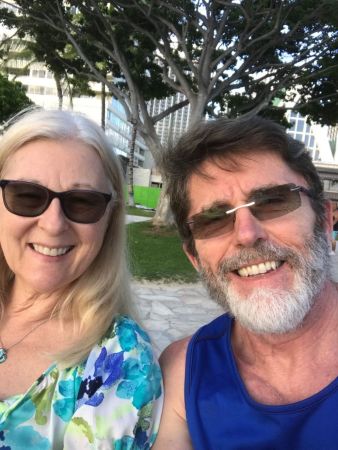 Linda and I on Oahu