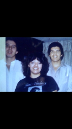 Tommy Rojas, Sylvia Rojas, Alan Rojas (L to R)