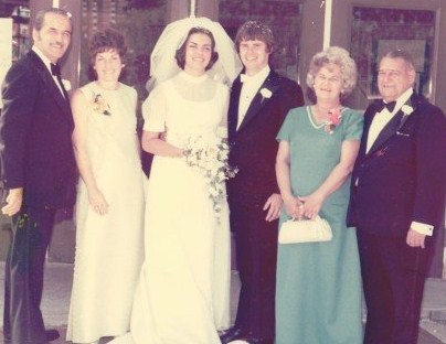 My wedding - 1971