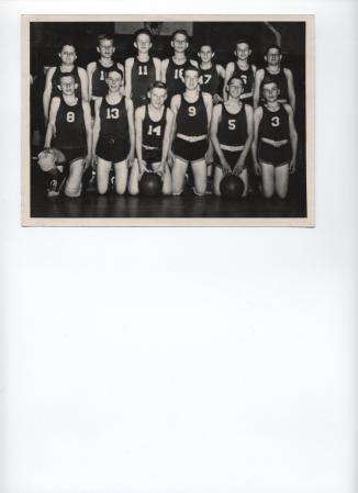 john Grek's album, 1949 bb team