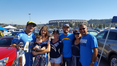 San Diego Charger Game Tail Gate Party 2016