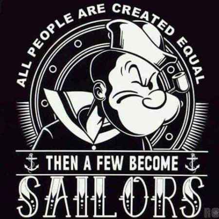 The Few the Navy Sailors!