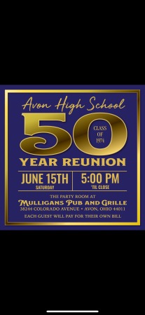 Avon High School Reunion