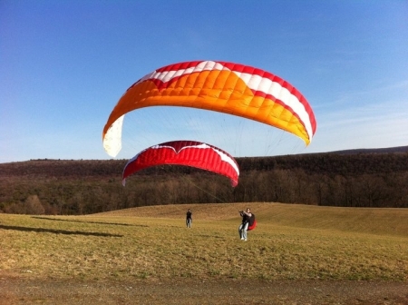 Kiting my wing in PA. 