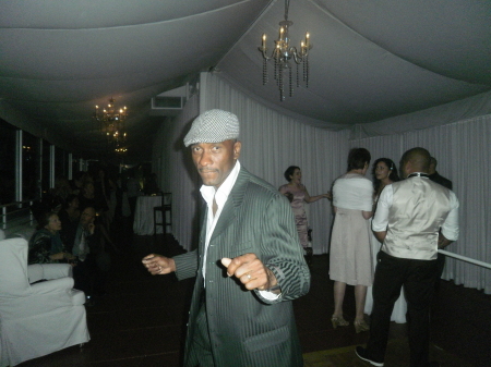 ME AT RECEPTION....GROOVIN BABY!!!!