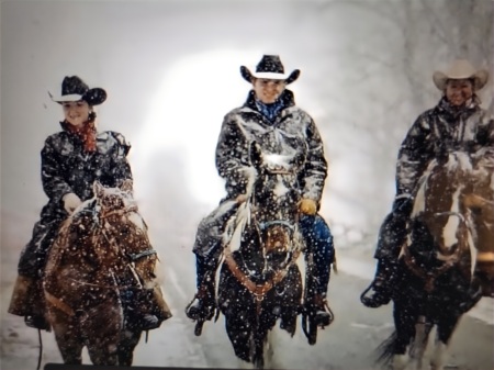   A winters ride with friends.