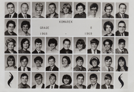 Komarek Class of 1969 8th Grade
