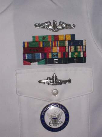 Medals and Ribbons upon retirement