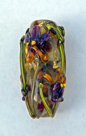 A lamp work bead from my studio.