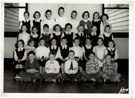 La Verendrye School Grade 4 1956-57 Miss M. Alsaker